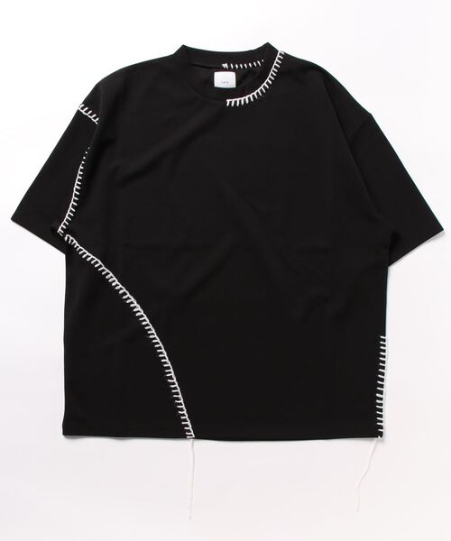 「Lui's」 半袖Tシャツ FREE ブラック メンズ_画像2