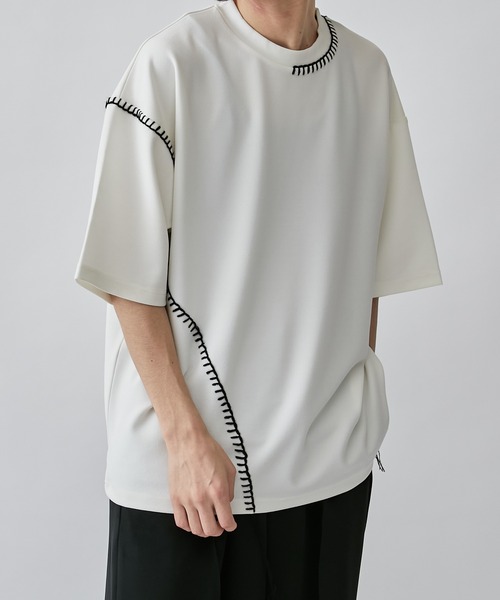 「Lui's」 半袖Tシャツ FREE ブラック メンズ_画像4