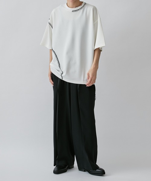 「Lui's」 半袖Tシャツ FREE ブラック メンズ_画像5