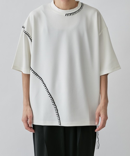 「Lui's」 半袖Tシャツ FREE ブラック メンズ_画像6