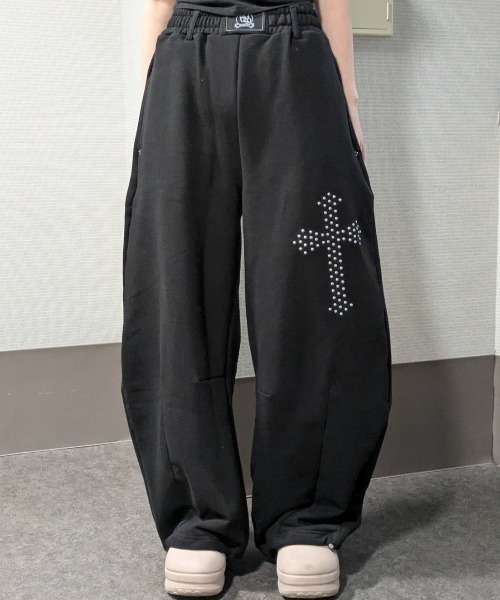 KOM（ドットコム） スウェットパンツ ジャージ A'GEM/9 × 「.KOM