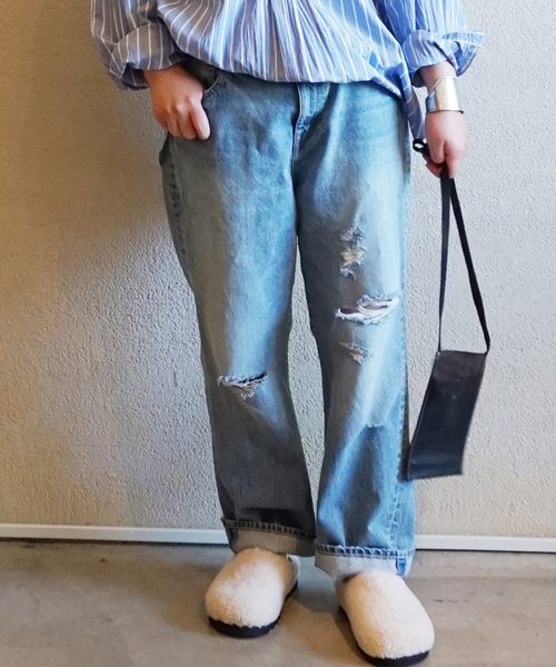 「JOURNAL STANDARD LUXE」 デニムパンツ SMALL ブルー レディース