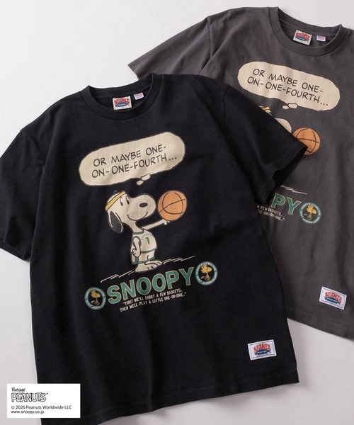 PEANUTS tシャツ 「75」「PEANUTS/ピーナッツ」×「NUTMEG/ナツメグ