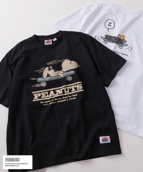 PEANUTS tシャツ 「75」「PEANUTS/ピーナッツ」×「NUTMEG/ナツメグ