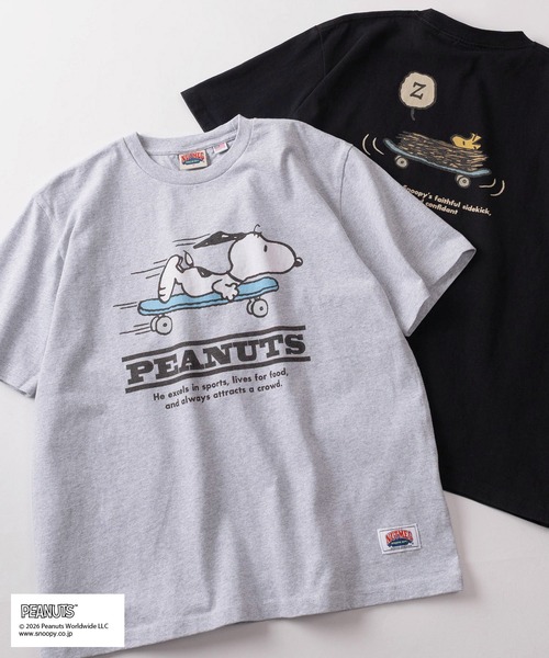 PEANUTS tシャツ 「75」「PEANUTS/ピーナッツ」×「NUTMEG/ナツメグ
