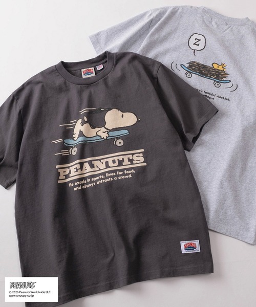 PEANUTS tシャツ 「75」「PEANUTS/ピーナッツ」×「NUTMEG/ナツメグ