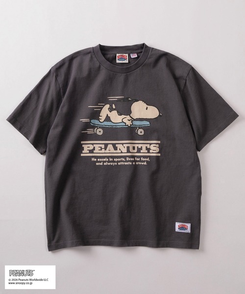 PEANUTS tシャツ 「75」「PEANUTS/ピーナッツ」×「NUTMEG/ナツメグ
