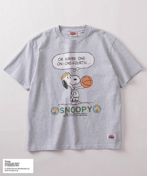 PEANUTS tシャツ 「75」「PEANUTS/ピーナッツ」×「NUTMEG/ナツメグ