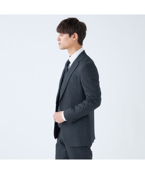 SUIT SELECT 3ピーススーツ AB5 ネイビー メンズ : ZOZOTOWN Yahoo!店