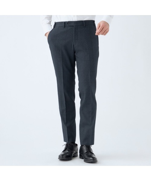 SUIT SELECT 3ピーススーツ AB5 ネイビー メンズ : ZOZOTOWN Yahoo!店