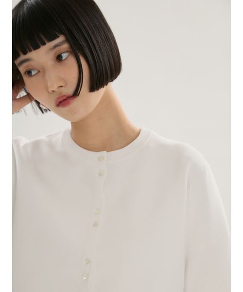 uvカット カーディガン ハーフスリーブニットカーディガン レディースの画像