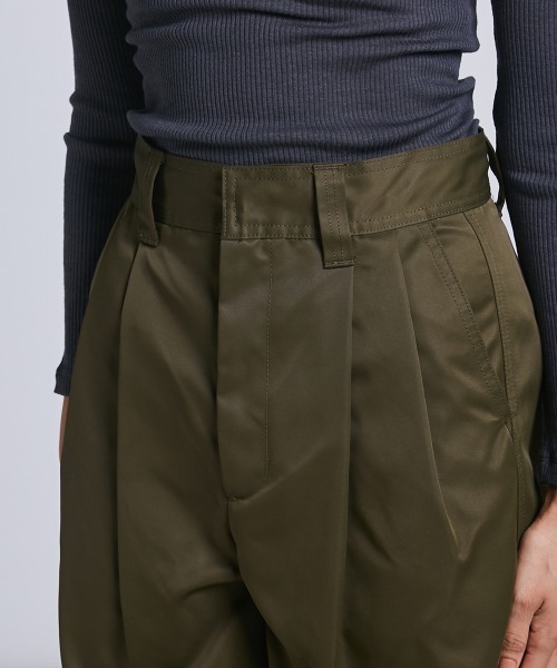 「DOUBLE STANDARD CLOTHING」 パンツ 38 グリーン レディース_画像8