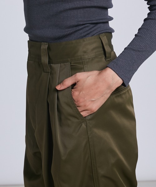「DOUBLE STANDARD CLOTHING」 パンツ 38 グリーン レディース_画像9