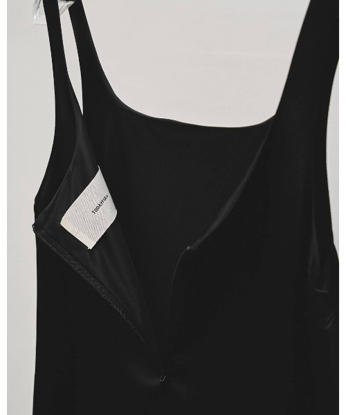 TODAYFUL トゥデイフル todayful ワンピース Squareneck Satin Dress