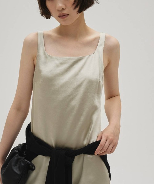 TODAYFUL トゥデイフル todayful ワンピース Squareneck Satin Dress