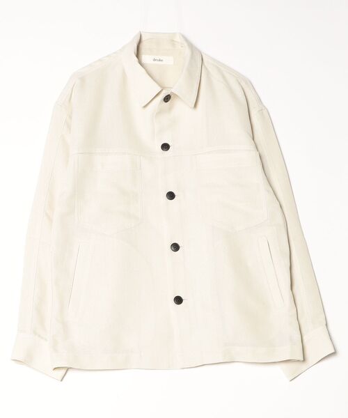 anuke Work Pocket Shirts アイボリー anuke（アンヌーク） シャツ Work Pocket Shirts 62610413 メンズ