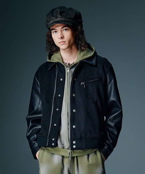 glamb（グラム） スタジャン Riders Stadium Jumper / ライダース