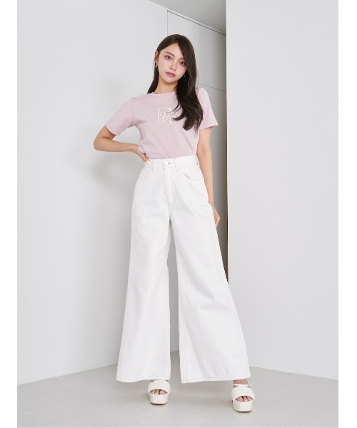 Darich（ダーリッチ） 半袖Tシャツ FREE サックスブルー レディース