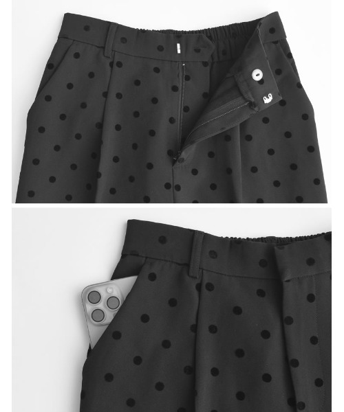 「Re:EDIT」 パンツ LARGE ブラック系その他 レディース_画像2