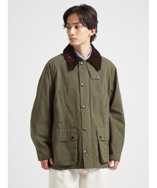 Barbour（バブアー） ブルゾン アウター 「BEDALE / ビデイル」ピーチ
