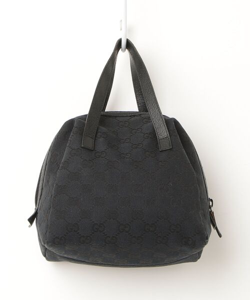 GUCCI（グッチ） GGキャンバス ハンドバッグ - ブラック レディース