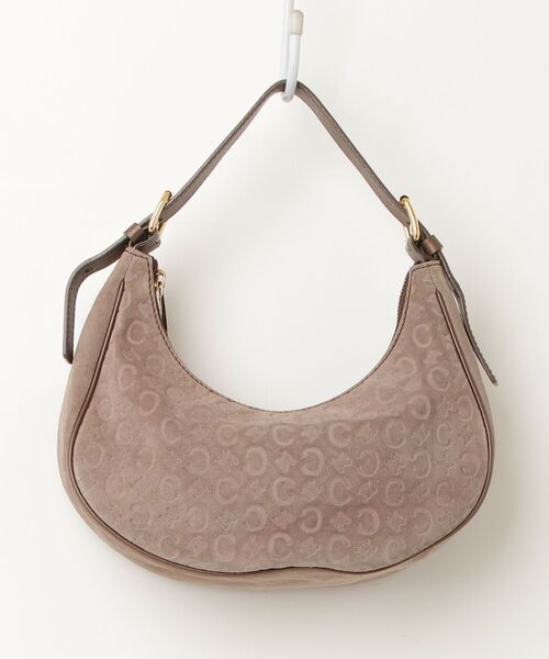 CELINE Cマカダム クロコ　ハンドバッグ CELINE（セリーヌ） Cマカダム ハンドバッグ - ベージュ レディース