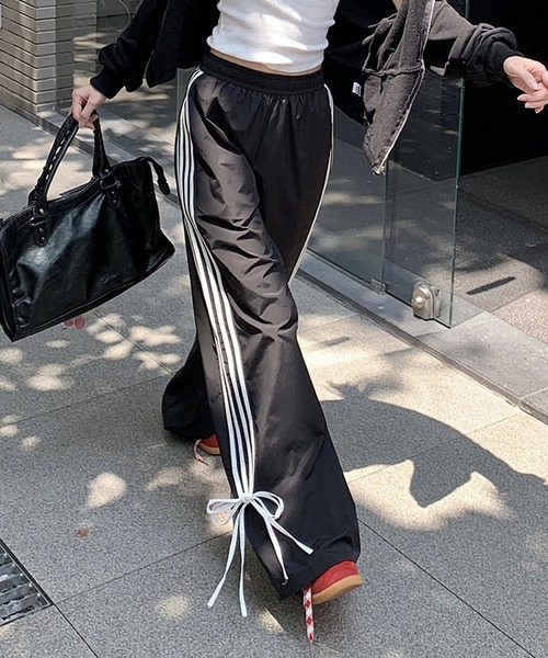 「HALEY PESCA」 イージーパンツ LARGE ブラック レディース_画像7
