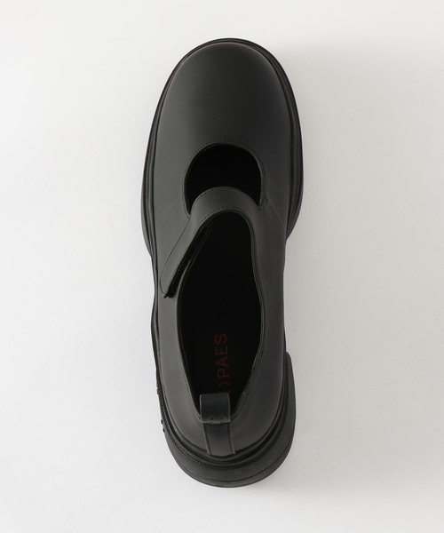 「PAES」 シューズ 25cm ブラック レディース_画像8