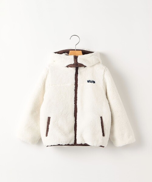 ブルゾン アウター 90cm/「洗濯機可能」ボア×タフタ リバーシブル ジャケット キッズ 子供服 男の子