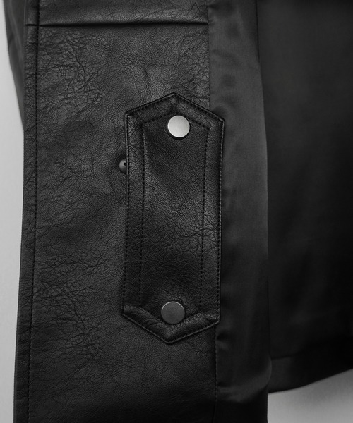 WYM LIDNM ブルゾン アウター ARTIFICIAL GRAIN CAR COAT メンズ