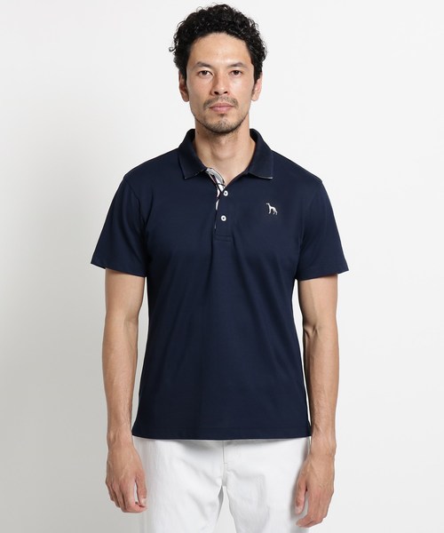 ネイビー ポロシャツ Paypayモール店 通販 Paypayモール チェーンモチーフ半袖ポロシャツ メンズ Zozotown などが