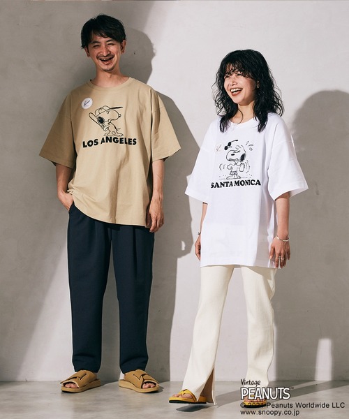 Peanut × SPORTS by relume Tシャツ Lサイズ JOURNAL STANDARD relume tシャツ 「PEANUTS×SPORTS WEAR by