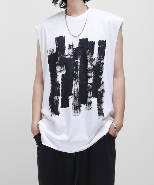 minsobi（ミンソビ） tシャツ ロングタンクトップ ルーズシルエット