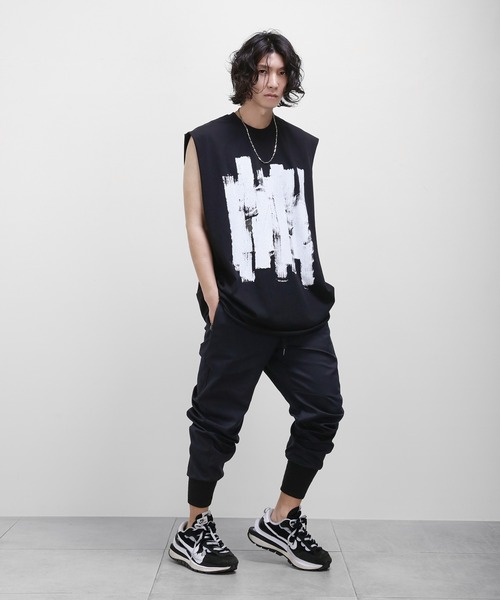 minsobi（ミンソビ） tシャツ ロングタンクトップ ルーズシルエット