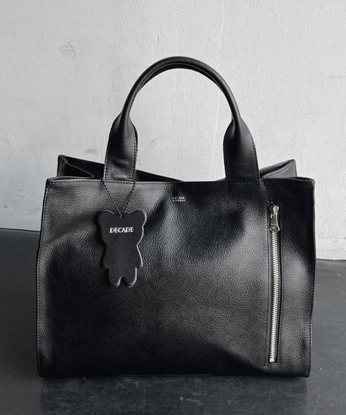 ✨新品タグ付✨【DECADE】 ウォータープルーフレザー ミニ トートバッグ DECADE トートバッグ ウォータープルーフレザーMiniトートバッグ (DCD
