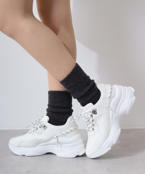 lovery nontaページです♬*° LOVEHUNTER スニーカー 軽量 厚底ダッドスニーカー レディース