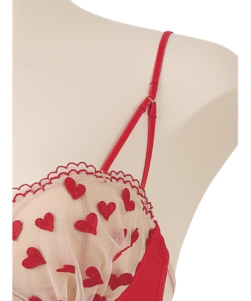 RAVIJOUR ブラジャー ショーツセット プチハート キューティー