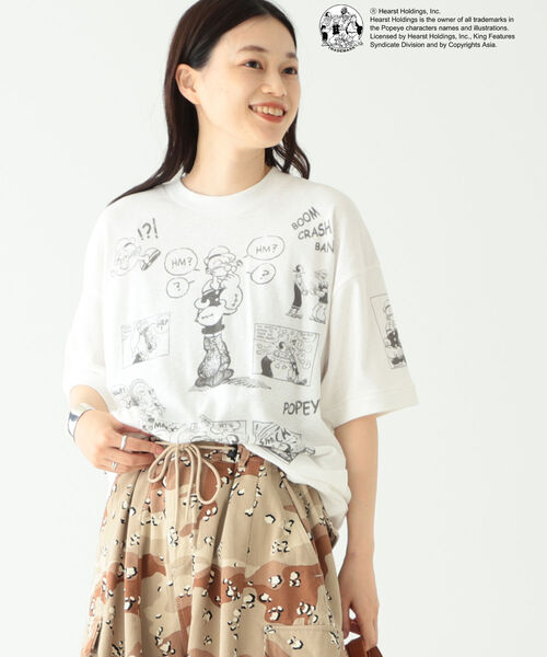 BEAMS BOY / ポパイ プリント ショートスリーブ　Tシャツ BEAMS BOY（ビームスボーイ）の「BEAMS BOY / ポパイ プリント