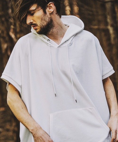NO ID.（ノーアイディー） ポンチョ 「NO ID.」Dolman Sleeve Hooded