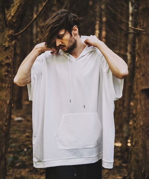 NO ID.（ノーアイディー） ポンチョ 「NO ID.」Dolman Sleeve Hooded