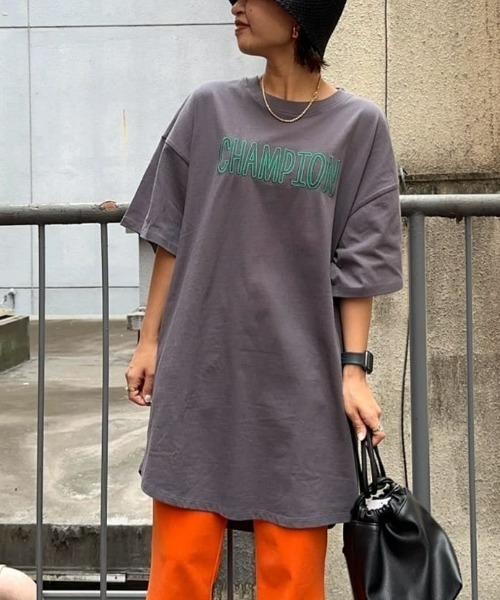 Champion（チャンピオン） tシャツ Tシャツ 「Champion」刺繍
