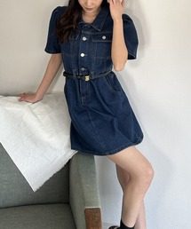 ワンピース 「韓国ファッション春コーデに♪」レトロデニム