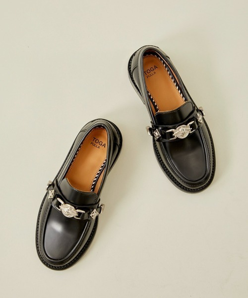 【新品未使用品】TOGA PULLA ベージュ ローファー　36インチ TOGA PULLA ローファー 「TOGA PULLA/トーガプルラ」AJ1041