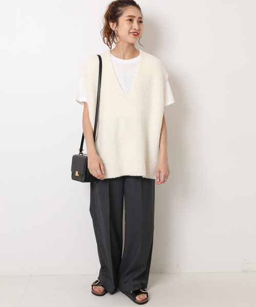Spick and Spanファーコンビベスト Spick＆Span ベスト ファーコンビベスト レディース : ZOZOTOWN