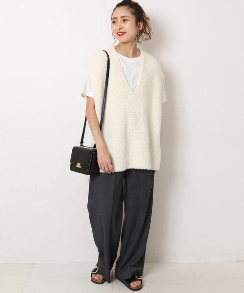 Spick and Spanファーコンビベスト Spick＆Span ベスト ファーコンビベスト レディース : ZOZOTOWN