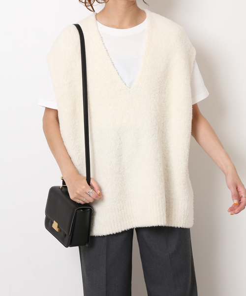 Spick and Spanファーコンビベスト オンライン で 販売ファッション - Spick and Spanファーコンビ