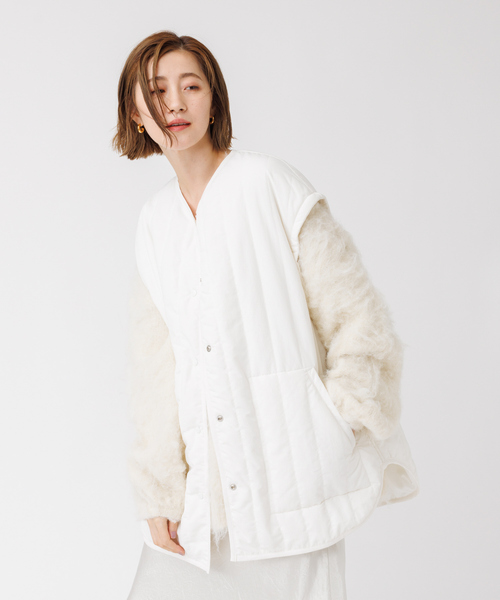 Rouge vif Anna（ルージュヴィフアンナ） ノーカラーコート コート