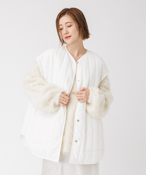 Rouge vif Anna（ルージュヴィフアンナ） ノーカラーコート コート