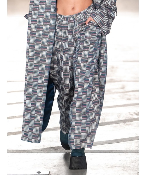 PAMEO POSE パンツ Patchwork Jacquard Trousers レディース 