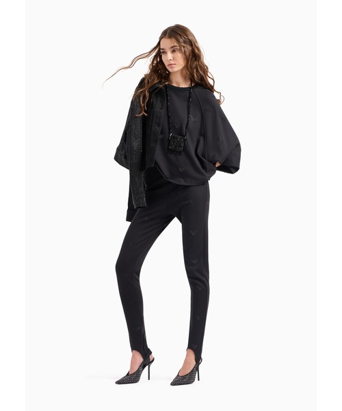 Emporio Armani◆オーバーサイズスウェットシャツ ジャージー EMPORIO ARMANI トレーナー スウェット 「エンポリオ アルマーニ